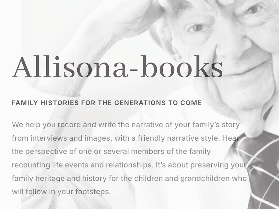 Allisona books preserve your family history